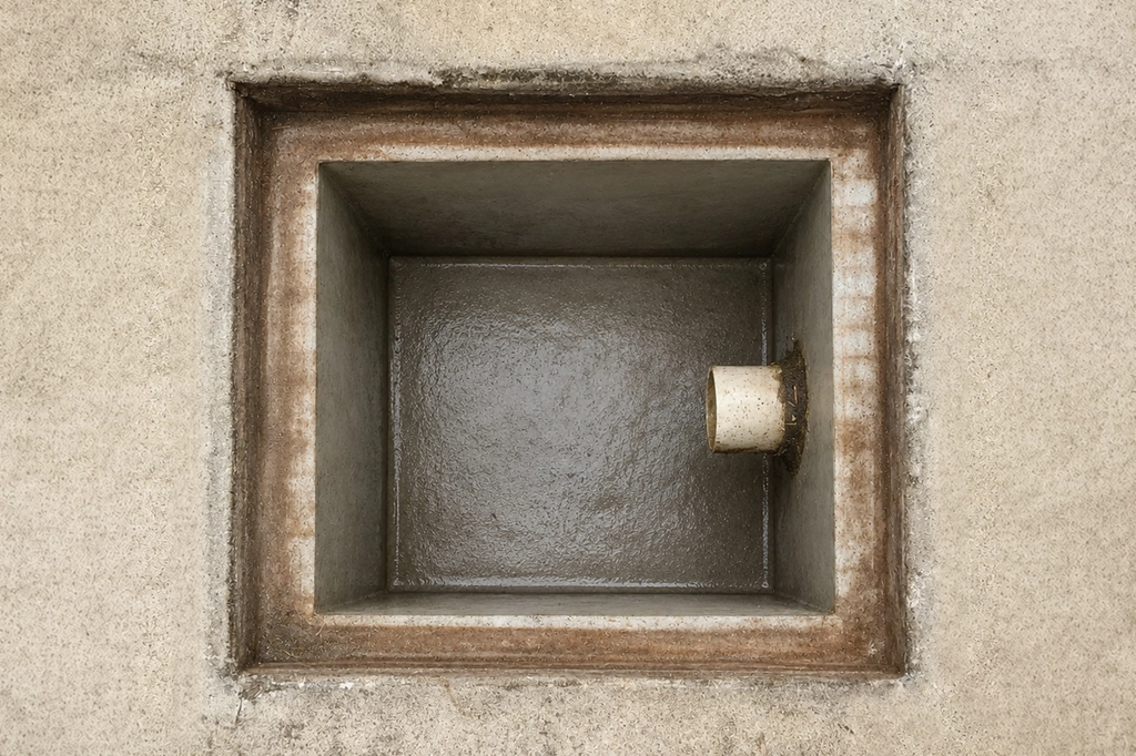 Gutter Sukker - Gutter Cleaning Adelaide home page photo of a sump that has been cleaned.